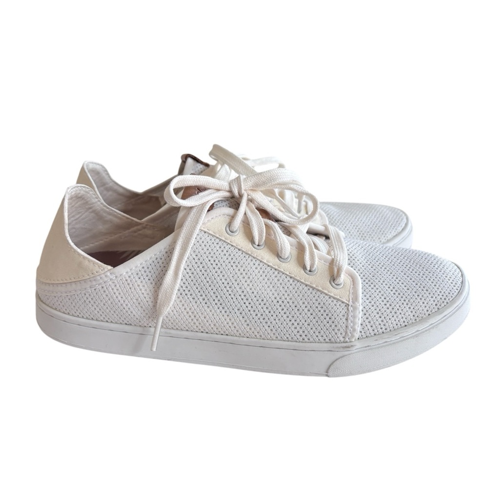 Olukai Pehuea Lī Women’s Lightweight White Sneakers Sz 9.5